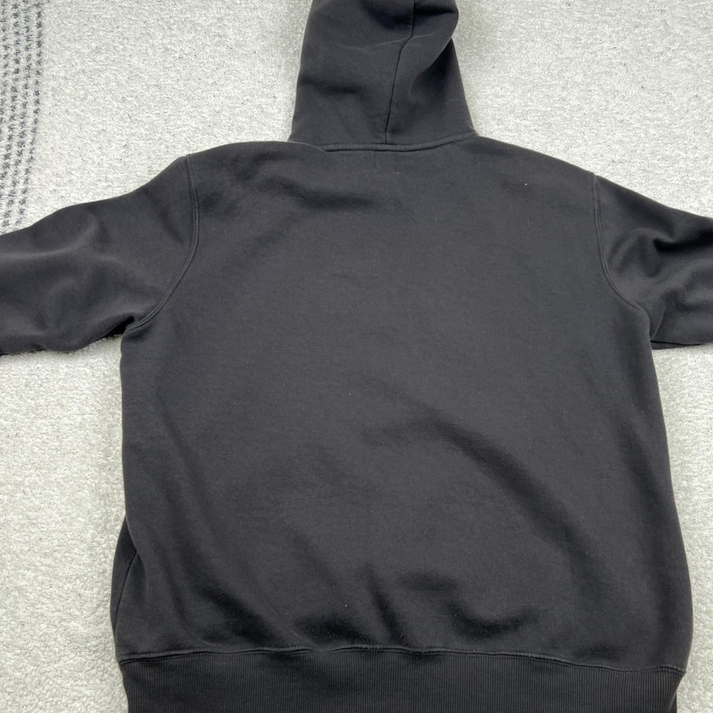 H&M LOGG Atari Hoodie Mens Medium Black Retro Gaming Graphic Pullover Sweatshirt - Picture 5 of 8